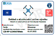 Example of pilot qualification certificate